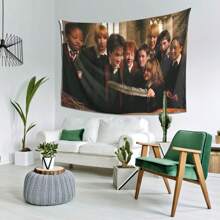 WB 1PC Magic Classmates, Tapestry, Suitable For Various Festivals, Perfect Tapestry Gift, Living Room Bedroom Office Dormitory Birthday Home Decoration Wall Carpet/Room Decoration/Party Decoration Wall Hanging
