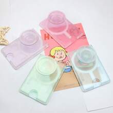Soporte magnético para tarjetas de colores tipo macarrón, con 1-3 ranuras para tarjetas y función atril, conveniente para estudiantes y viajeros, excelente para uso diario y ver videos
