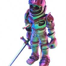 Figurine articulée d'un soldat zombie d'anime - Corps entier imprimé en 3D avec articulations flexibles, matériau plastique, faveur de fête, décoration de bureau, couleurs réfléchissantes uniques, sans électricité nécessaire - Parfait pour Noël, Halloween, Pâques, Thanksgiving. Modèle de guerrier squelette avec mouvement libre