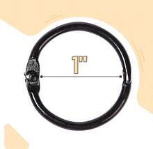 - Loose Leaf Binder Ring, 40 Pack, Black Binder Rings 1 Inch, Book Rings, Metal Rings For Index Cards, Rings For Flash Cards, Index Card Rings, Paper Rings, Small Binder Ring, Book Ring - Black - View 5