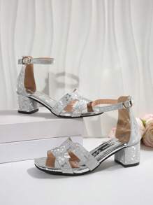 2025 New Arrival Fashionable High Heel Dancing Party Sandals For Teens
