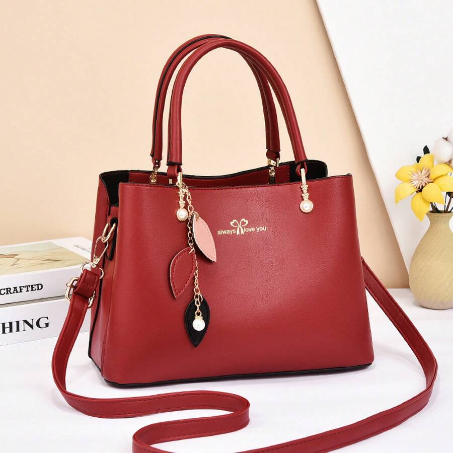 Women Shoulder Bags - 紅色 - 查看 1