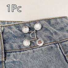 4pcs Adjustable Invisible Belt Set For Women - Instant Buckle Waist Cincher With Sparkle Decor, Suitable For Jeans And Casual Pants - Accessory