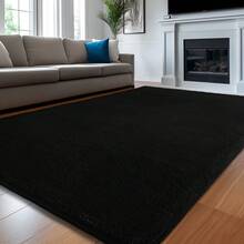 Sour Lemon Carpet  Rugs Living Room Large 120 X 170, Rugs For Bedroom, Washable Area Rugs Anti Slip Fluffy Rug Shaggy  Large Grey Rug Carpets Extra Large Rugs For Living Room BedRoom - Black - View 9