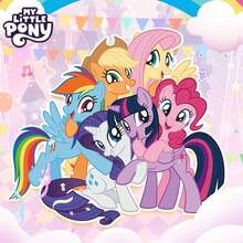 Hasbro 官方正品我的小马驹毛绒动物玩偶 30 厘米动漫卡通软玩具卡哇伊儿童玩具创意礼物送给女孩（星光熠熠）