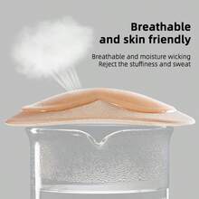 2pcs Set Enhancing Padded Triangle Bra Inserts For Women, Invisible Bust Lift Pads For Sports, Fitness, Yoga - Brown - View 6