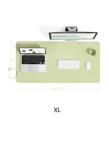 Non-Slip Desk Pad,Mouse Pad,Waterproof PVC Leather Desk Table Protector,Ultra Thin Large Desk Blotter, Easy Clean Laptop Desk Writing Mat For Office Work/Home/Decor(Pink)