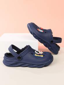Children's Hole Fall And Winter Warm Cave Shoes For Boy And Girl Children