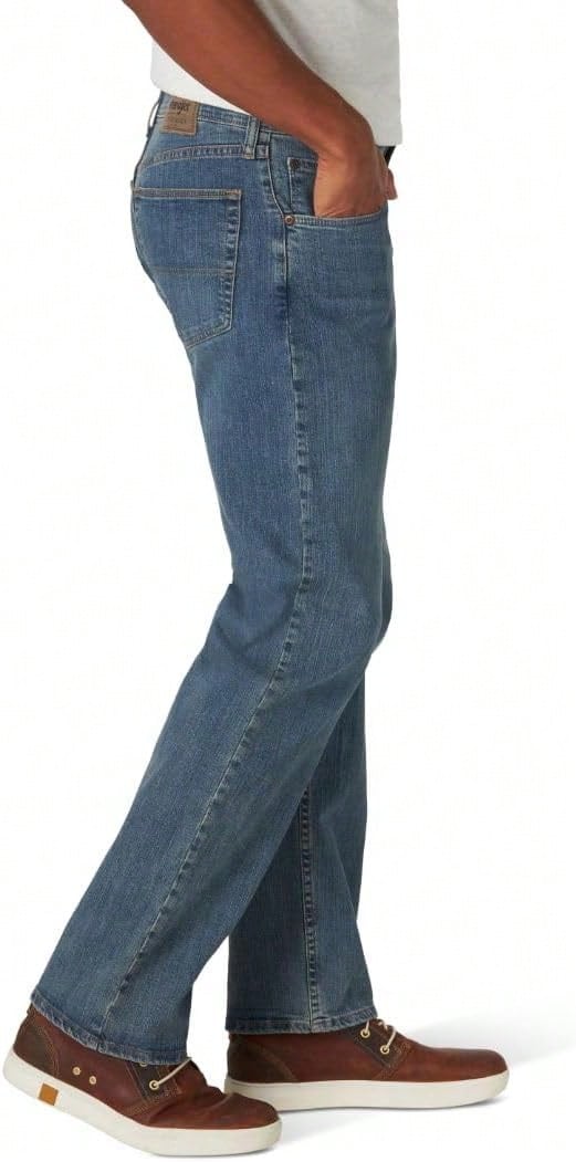 Authentics Men's Regular Fit Comfort Flex Waist Jean - Medium Wash - View 1
