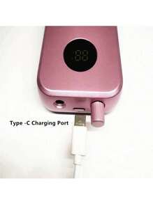 duofu Máquina Eléctrica De Taladro De Uñas Portátil Usb, Pluma De Arte De Manicura Eléctrica Y Rectificadora De Uñas Eléctrica, Kit De Máquina De Manicura Para Uñas Efile De 35000 Rpm Con 14 Piezas De Brocas Para Uñas Y 1 Cepillo Y 6 Bandas De Lija, Pulimento Profesional De Uñas Para Arte De Uñas, Para Dar Forma Y Pulir, Retirar Las Cutículas, Piel Muerta Y Callosidades Y Exfoliador De Gel, Juego De Máquina De Pulido De Uñas Y Aparatode Uñas, Accesorio De Kit De Manicura Y Pedicura Para Uñas De Acrílico Y Gel, Herramienta De Arte Diy Para Uñas, Para Uso En El Hogar Y En El Salón, Regalo De Año Nuevo