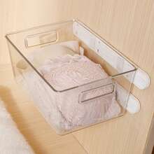 6 件装白色塑料抽屉滑轨，免钉易安装底部安装抽屉滑轨，多功能收纳滑轨，适用于家庭厨房、浴室柜、衣柜