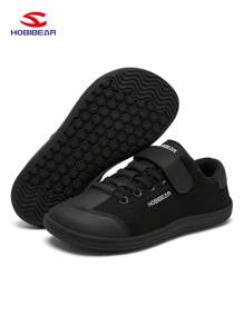 HOBIBEAR Kids Wide Width Casual Shoes, Comfortable Outdoor Walking Sneakers For Boys & Girls, Minimalist Design, Suitable For All Seasons