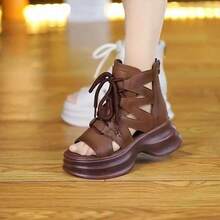 Women Walking Shoes - 棕色 - 查看 6