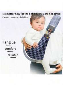 1pc Portable Front Carry Baby Carrier, Outdoor Baby Carrying Gear, Infant Safety Backpack, Simple Baby Waist Stool, Mother's Love Sling, Newborn Baby Carrying Gear, Waist Stool For All Seasons Travel Convenience