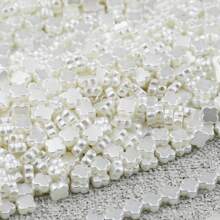 10/30/50/100pcs White Acrylic Beads With Butterfly, Heart, Clover, Water Drop Shapes, Perforated Spacer Beads For DIY Jewelry, Accessories, Hair Decoration, Earrings, Garments, Phone Chains