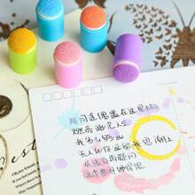 2pcs/Set Creative Ink Blotting Tools Scrapbooking Supplies, Hollow Drawing Ruler For Bullet Journal Painting, Smudge Effect