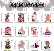 16pcs Halloween Iron On Patches, Girls Halloween Patches Embroidered Applique For Clothing, Jackets, Hats, Backpacks, Jeans - Baby Blue - View 5
