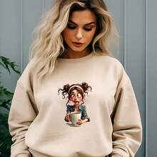 1/2/4 pièces Bandeau à boire le café le plus unique, autocollants de transfert thermique à motif de bande dessinée amusante, convient pour les t-shirts, sweats à capuche, jeans, sacs à dos, sacs à main, taies d'oreiller et casquettes de baseball vintage. Autocollants en plastique lavables et durables pour l'artisanat et la décoration