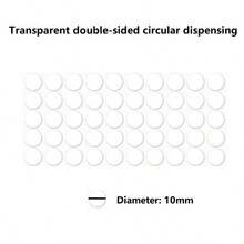 1000pcs Double-Sided Adhesive Dots, Removable Poster Glue Dots, Transparent Round Reusable Stickers, Round Decorative Glue Dots, Strong Adhesive Dots, Used For Hanging Photos, Small Items And Balloons On Walls, Suitable For Christmas Holiday Decorations - Multicolor - View 11