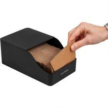 Mind Reader sled-blk café dispensador de manga, color negro - Negro - Ver 5