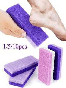 Foot Pumice Stone Exfoliating File, Callus And Dead Skin Remover, Heel Brush, Salon Foot Scrubber Pad, Men's And Women's Pedicure Exfoliation Tool,Callus Removal & Foot Brush And Pedicure Exfoliation Tools, For Dead Skin