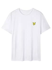 Men's Casual Everyday Commute Versatile Simple Graphic Print Round Neck Short Sleeve T-Shirt, Summer