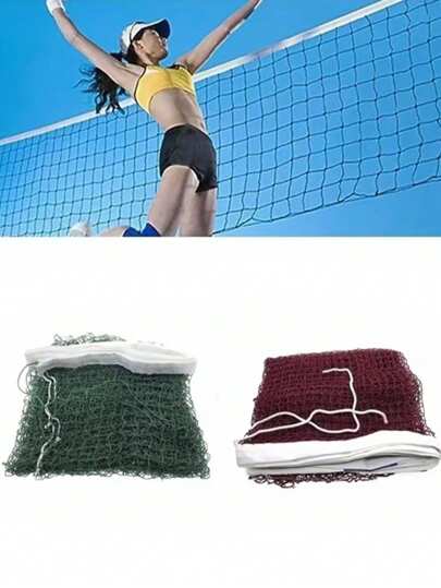 1pc Random Color Badminton Net, Foldable & Portable Indoor/Outdoor Doubles Net, Christmas