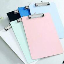 1pc Vertical Folder, Writing Pad, Painting Board Clip, A4 Folder, Hard Board Ply, Test Paper Clip, Single Clip, Strong Clamping Force, Comfortable Feel, Not Easy To Break, Vertical Print Board Clip, Restaurant Order Menu Clip, Writing Board, Document Clip, Contract Clip, Office Meeting Clip, Foam Secretary Clip, School Supplies, Back-To-School Season Gift, Office And Home Use, Size 12.4 X 9 Inches,Back To School