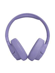 JBL Tune 770NC 智能环境降噪无线耳机，蓝牙 5.3，续航时间长达 70 小时，支持快速充电，轻巧舒适，可折叠设计 - 紫色 - 查看 3