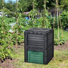 GOFLAME Large Outdoor Compost Bin 300L For Kitchen Waste And Garden Scraps - Green - View 5