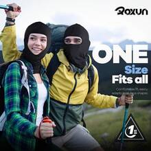 GYHSBalaclava Ski, 5 Pack Neck Gaiter Motorcycle Scarf Summer Cooling Protector Men/Women - Black+White+Navy Blue+ Green+Dark Gray - View 5