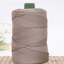 3mm 彩色扭轉編織空心織繩 手工藝裝飾 DIY 手機包手提帶子裝飾 配件 聚丙烯纖維
