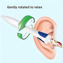 JIYEar Wax Remover Soft Silicone Cleaning Tool Earwax Removal With 16 Replacements Heads Easy To Remove Ear Wax Removal Tool Reusable Earwax Removal Tool Care Soft Spiral Ears Cares Health Tools Cleaner - 如圖 - 查看 7