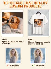 Camiseta personalizada de hombre, camiseta casual y holgada para primavera y verano, vacaciones y exteriores con impresión personalizada, cuello redondo, manga corta, color blanco, regalo para vacaciones, Día de San Valentín, cumpleaños, aniversario, camiseta casual personalizada de manga corta para primavera y verano