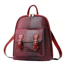 Women Fashion Backpacks, School Backpack - 粉色 - 查看 6