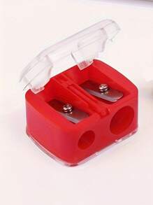 Double Holes Precision Lipstick Cosmetic Pencil Sharpener For Eyebrow Lip Liner Eyeliner Pencil Gift School Supplies