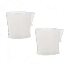 2pcs/4pcs Refrigerator Side Door Organizer Rack - Transparent Plastic Condiment And Sauce Bottle Holder, Suitable For Door Storage, Perfect For Salad Dressing And Ketchup, Home Decor, Party & Christmas Storage