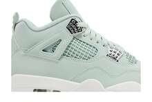 Nike Air Jordan Womens Air Jordan 4 Retro 'Abundance / Seafoam' (Women's Sizes) Seafoam/Sail/Metallic Silver HV0823-003 Spring New - 綠色 - 查看 2