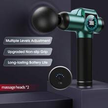 Portable Muscle Massage Gun For Body Massage, Massage Gun Deep Tissue, Silent Brushless Motor And Portable Massage Gun With 8 Interchangeable Heads For Deep Muscle Relief And Relaxation, Relax Gift