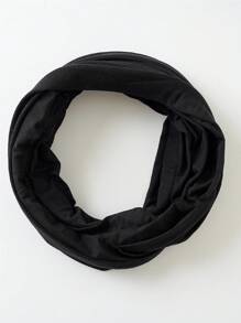 1pc Women's Solid Color Silky Soft Travel/Photo Shawl, Versatile Simple Fashion Neck Scarf