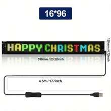 LED像素软显示屏，可编程LED屏幕夜灯，应用控制，DIY文字图案动画，可壁挂或桌面使用，非常适合家居装饰、艺术创作、游戏室、酒吧、自行车、广告、酒店、圣诞礼物