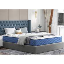 Colchón Matrimonial Colchón de Espuma Espuma de Alta Densidad y Tela Firmeza Media para Dormir Fresco Color Azul - Azul Marino - Ver 3