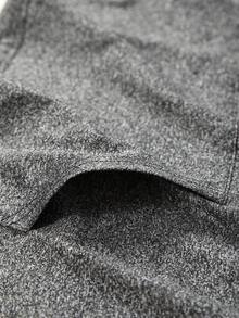 Sudaderas para hombres - Camisetas con capucha y bolsillos de manga corta para hombres con cordón en la capucha - Camisetas elegantes para hombres con tela de estiramiento medio, cómodas de usar - Sudadera deportiva para hombres en gris oscuro - Ideal para entrenamiento, uso casual o en el gimnasio - Ideal para entrenamiento, pesca, camping, senderismo, vacaciones - Regalo de cumpleaños o festivo para novio, papá, hijo - Gris Oscuro - Ver 7