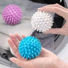 6pcs Reusable Laundry Ball, Laundry Washing Ball For WashingMachine, Laundry Dryer Ball, Fabric Softener Ball, Laundry Drying Ball,Anti-Rolling Laundry Ball, To Reduce Wrinkles, Cleaning Supplies,Household Gadqets - Multicolor - View 5