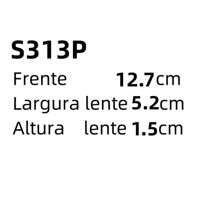 S313P Infantil Armação Criança Acetato Silicone Óculos Lente  sem grau com estojo