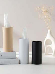 1 buc suport pentru cutie de șervețele auto cu hârtie absorbantă, recipient cilindric pentru tuburi de șervețele de călătorie cu design creativ, pentru suport de pahare auto, cilindru de șervețele auto, baie, bucătărie, sufragerie