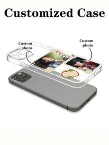 Funda de teléfono delgada y transparente con diseño personalizado de letra y patrón a cuadros, compatible con iPhone 16/11/13, Galaxy, iPhone 11/12/13/16, iPhone 16Pro Max, Galaxy