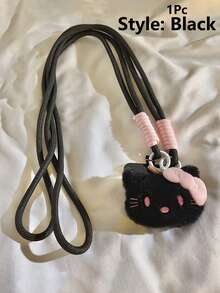 Sanrio 1pc Cute Pink Hello Kitty Lanyard, Suitable For Badges, Phones, Cameras And Other Cartoon Pendants, Can Be Hung Around Neck Or Shoulder, Best Gift Choice - Multicolor - View 10