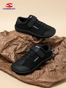 HOBIBEAR Kids Wide Width Casual Shoes, Comfortable Outdoor Walking Sneakers For Boys & Girls, Minimalist Design, Suitable For All Seasons