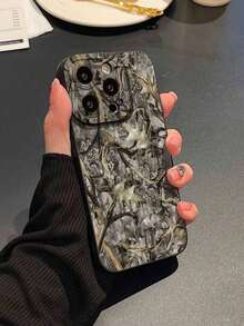 Camouflage Liquid Silicone Mobile Phone Case Full-Body Protection Shockproof Anti-Fall TPU Soft Rubber Case Compatible With 16/11/12/13/14/15/15pro/15 Plus/15 Promax/7plus/8plus/X/Xs Max/Xr/11pro/12pro/13pro/14pro/12mini/13mini/11promax/12promax/13promax/14promax/14plus/6/6s/6plus/7/8/16Pro/16plus/16promax/Se&Compatible With Galaxy Galaxy/A54/A14/A12/A13/A15/A32/A33/A24/A52S/S20/S21/S22/S23/S24/S23Plus/S24ultra/S25 Waterproof Scratch Resistant Anti-Fall Camera Lens Protection Anti-Scratch For Men/Women Anti-Shock Anti-Slip Great Gift For Family/Couples/Friends Skin-Friendly Material Shock-Proof Minimalist & Creative Design Waterproof - 多色 2 - 查看 3